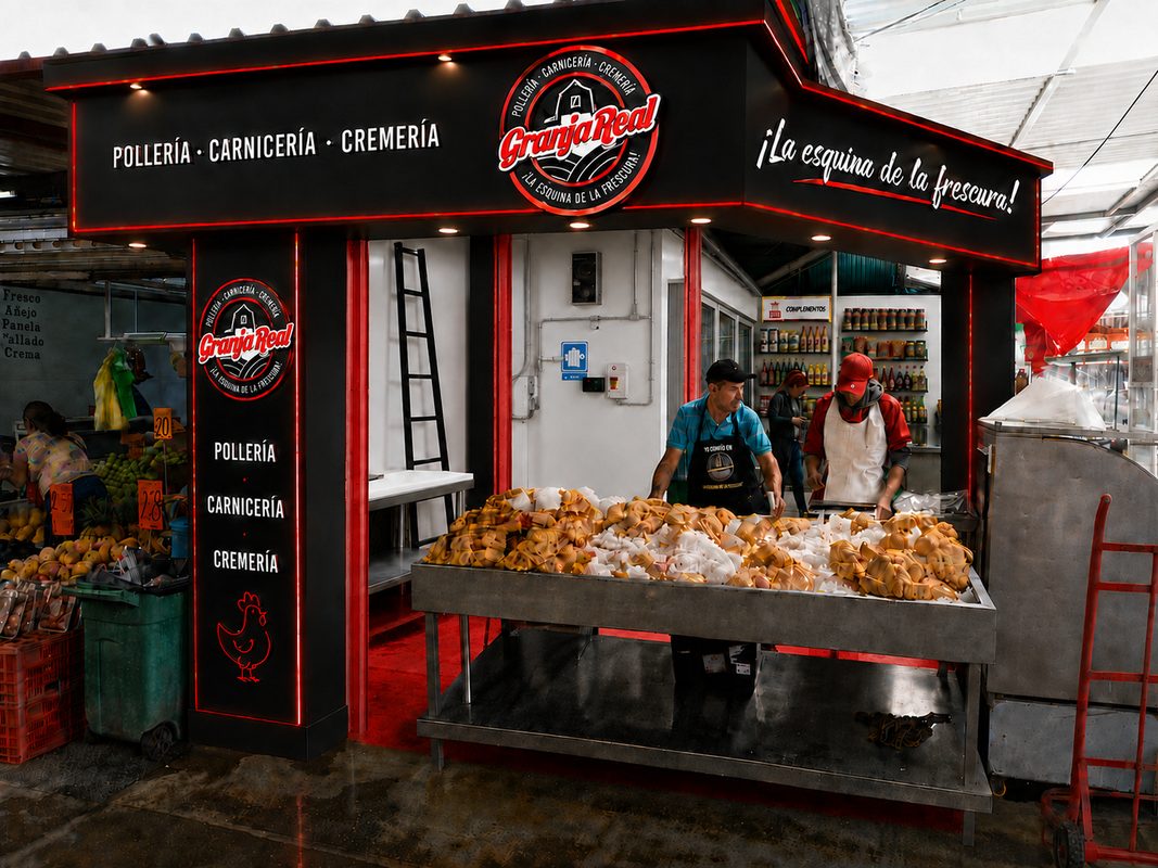 Piedra · Propuesta diseño área pollo